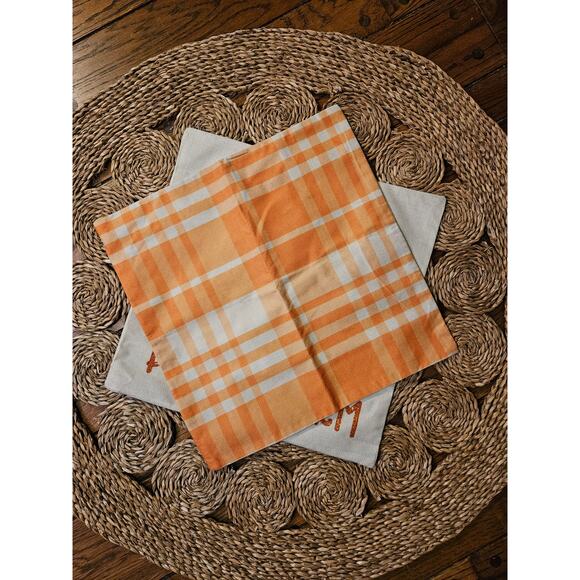 Set of 4 Fall & Halloween Pillow Covers – 17” x 17” - Picture 4 of 4